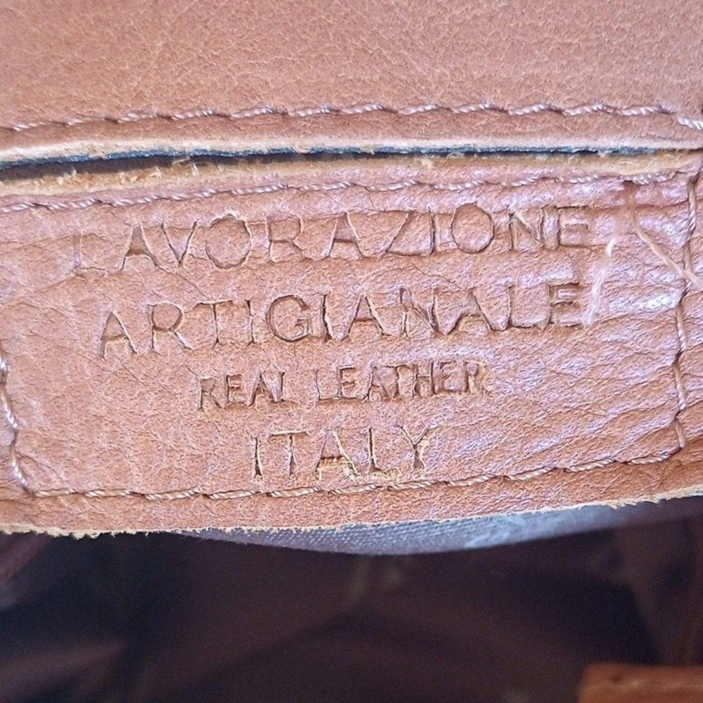Zagara Elegant Tan Leather Shoulder And Cross Body Bag‎ - Picture 6 of 15